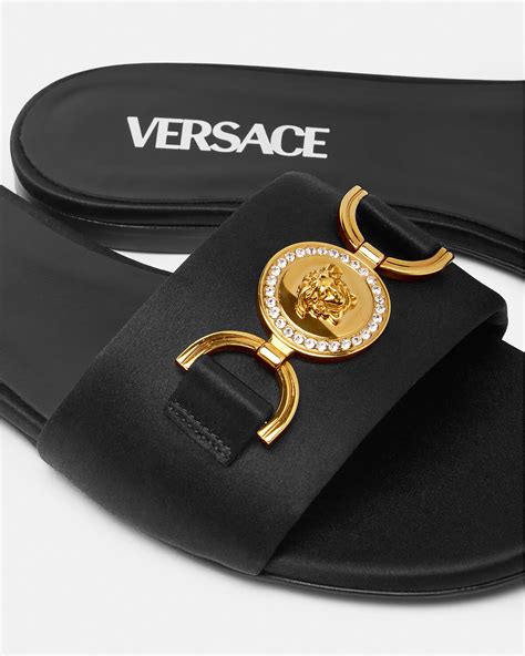 versace medusa sandals fake|new versace flat medusa sandals.